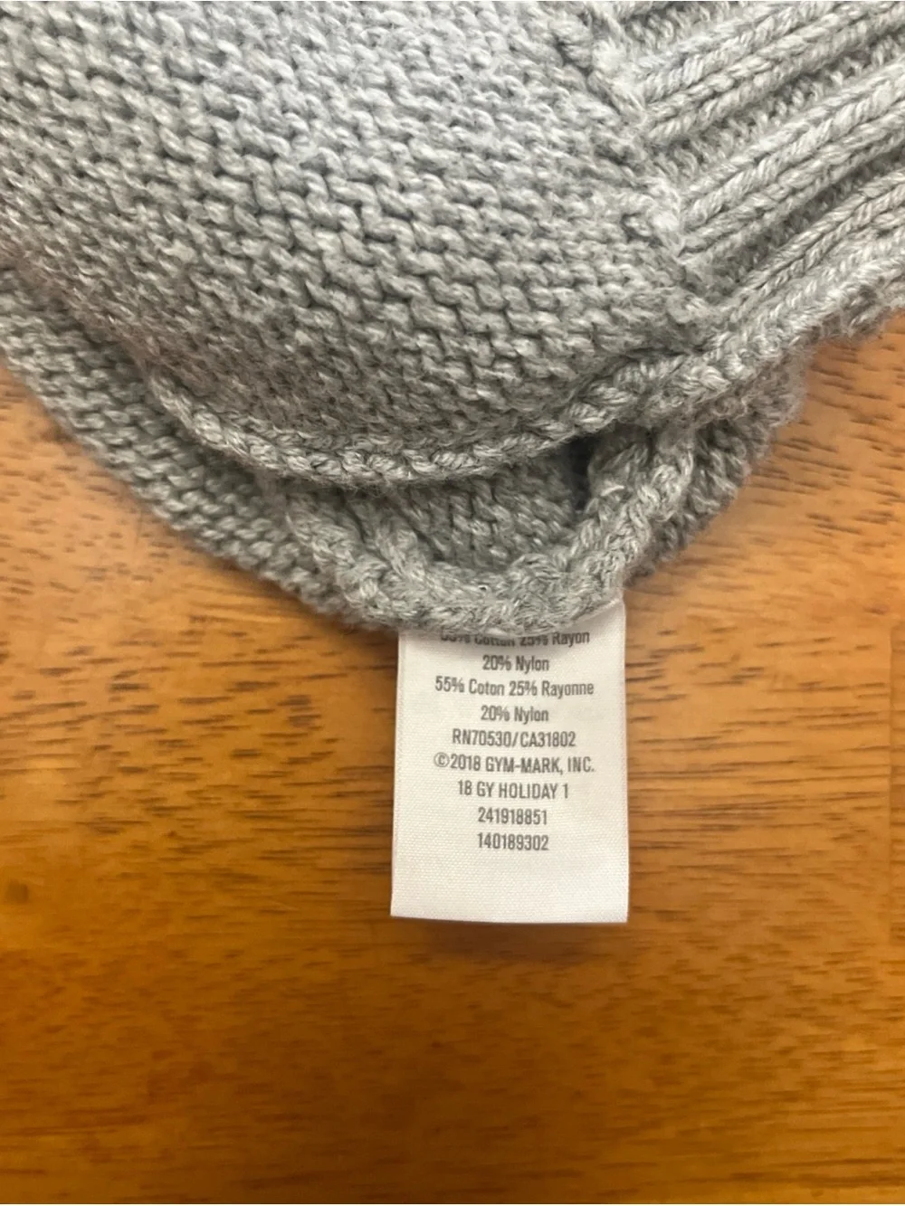 Gymboree Gray Knit Turtleneck Sweater
